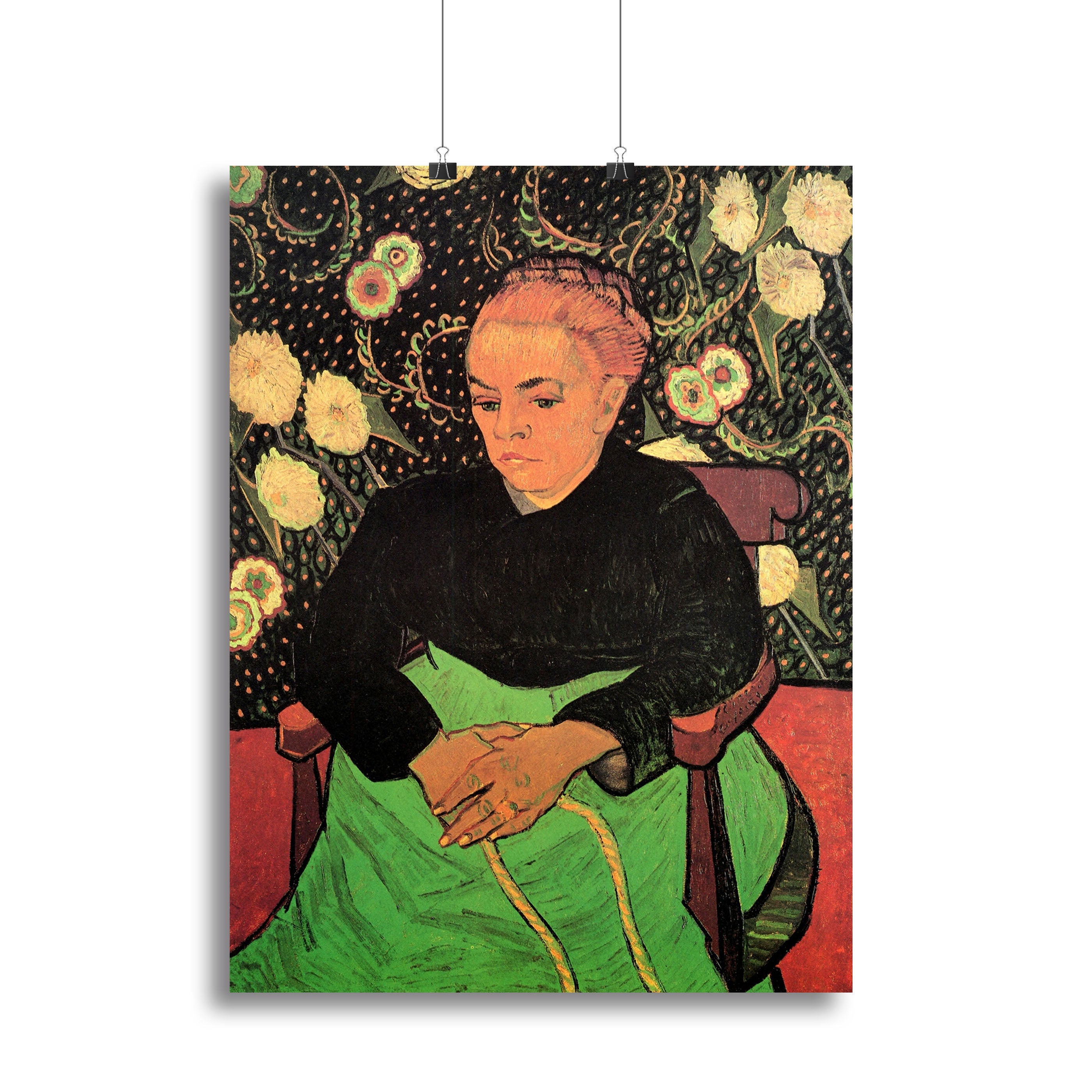Madame Roulin Rocking the Cradle La Berceuse by Van Gogh Canvas Print or Poster - Canvas Art Rocks - 2