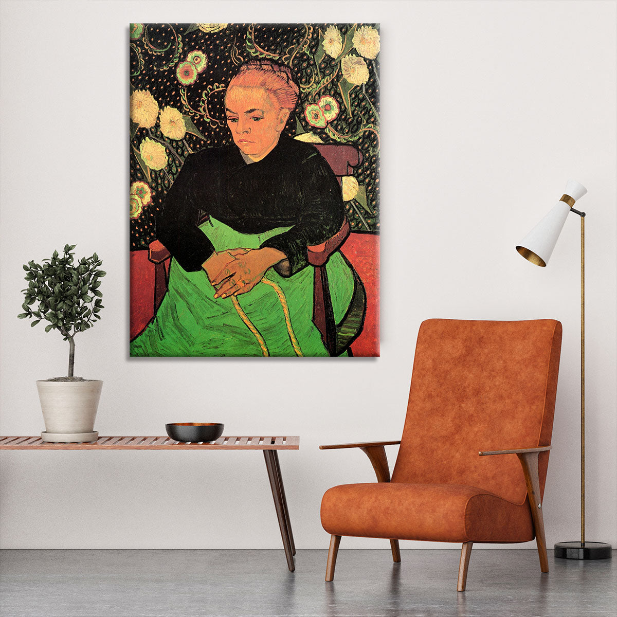 Madame Roulin Rocking the Cradle La Berceuse by Van Gogh Canvas Print or Poster - Canvas Art Rocks - 6
