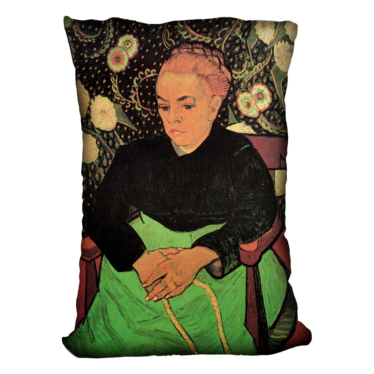Madame Roulin Rocking the Cradle La Berceuse by Van Gogh Cushion