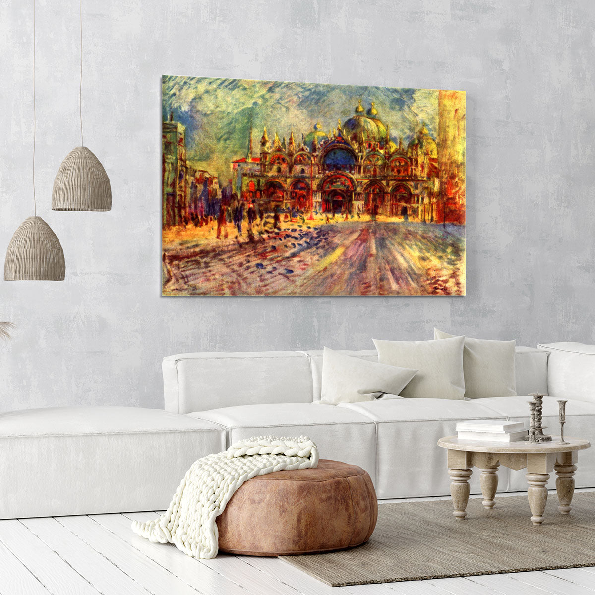 Marcus place in Venice by Renoir Canvas Print or Poster - Canvas Art Rocks - 6