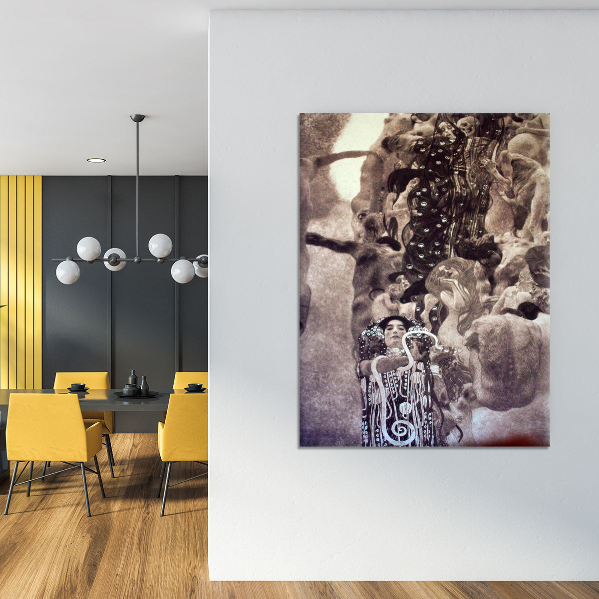 Medicine by Klimt Canvas Print or Poster - Canvas Art Rocks - 4