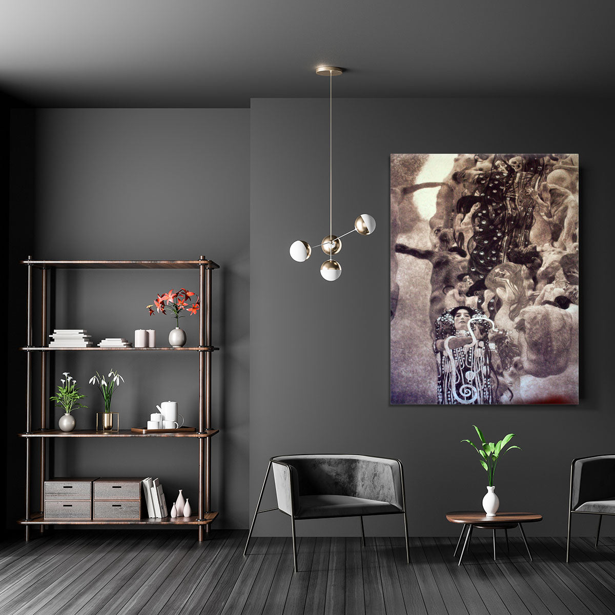 Medicine by Klimt Canvas Print or Poster - Canvas Art Rocks - 5