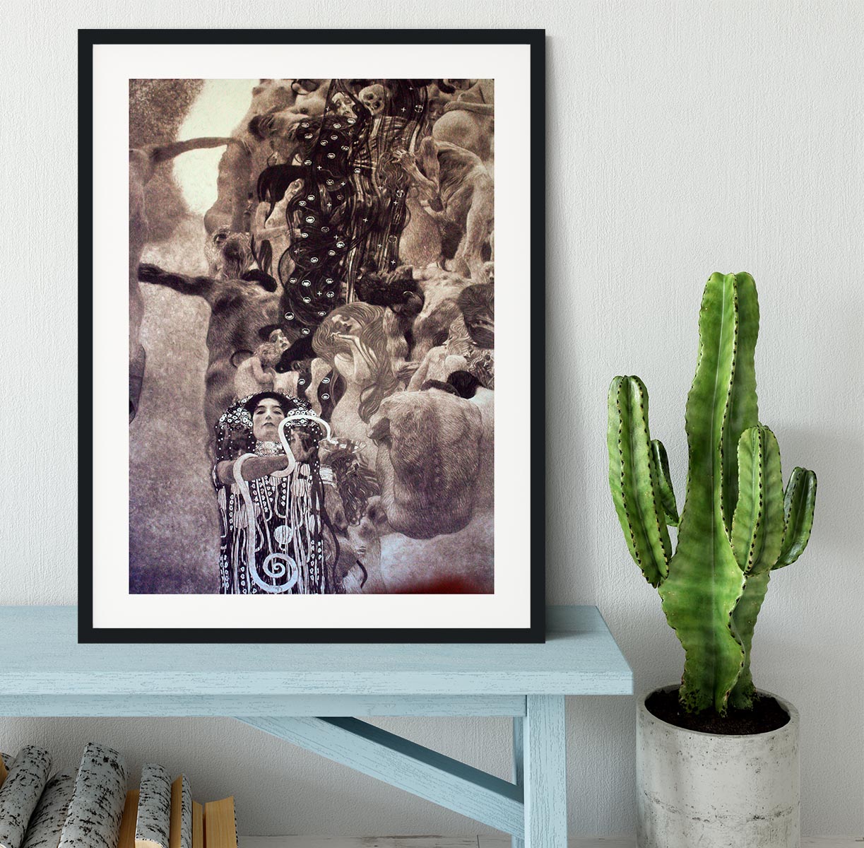 Medicine by Klimt Framed Print - Canvas Art Rocks - 1
