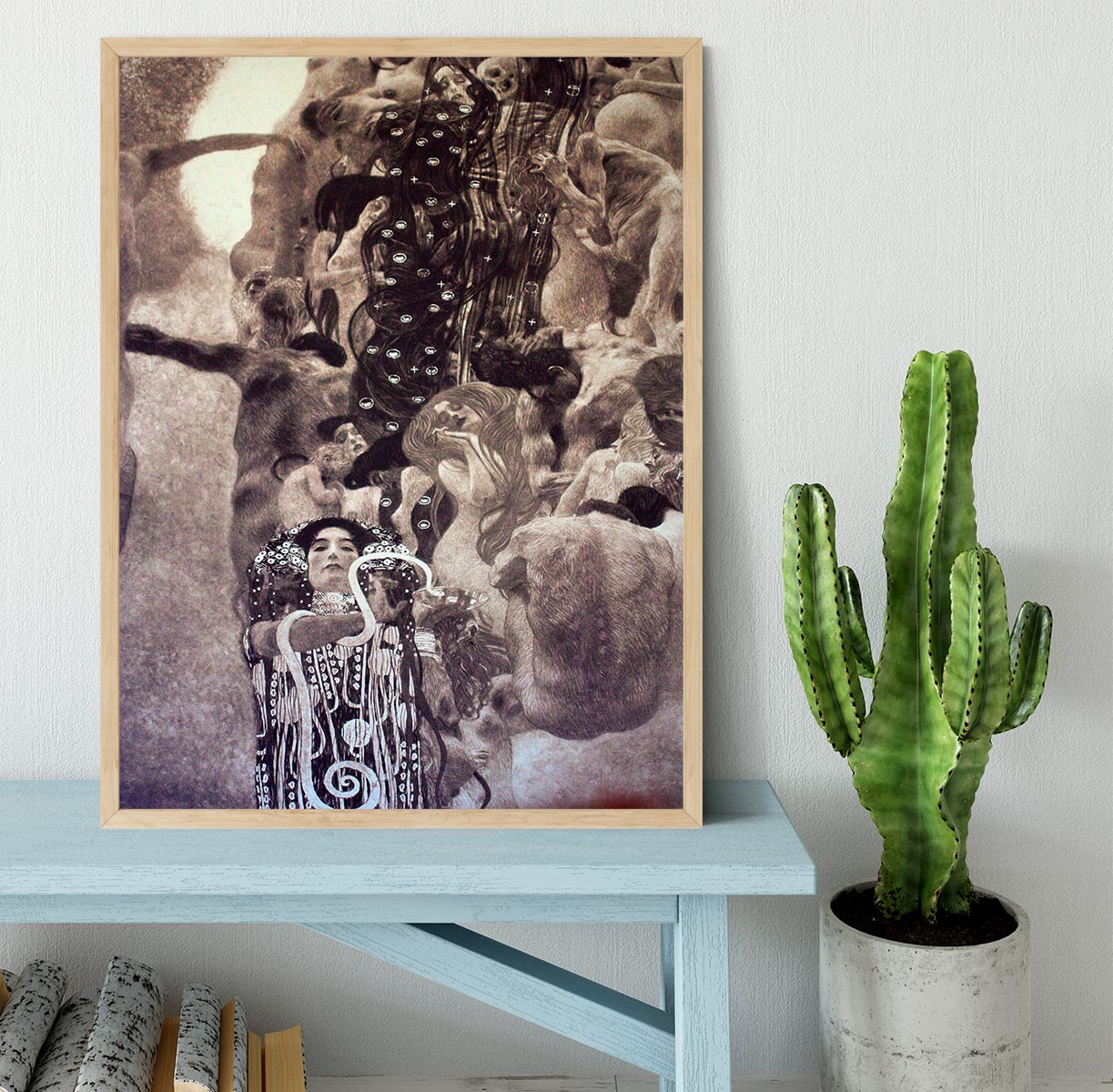 Medicine by Klimt Framed Print - Canvas Art Rocks - 4