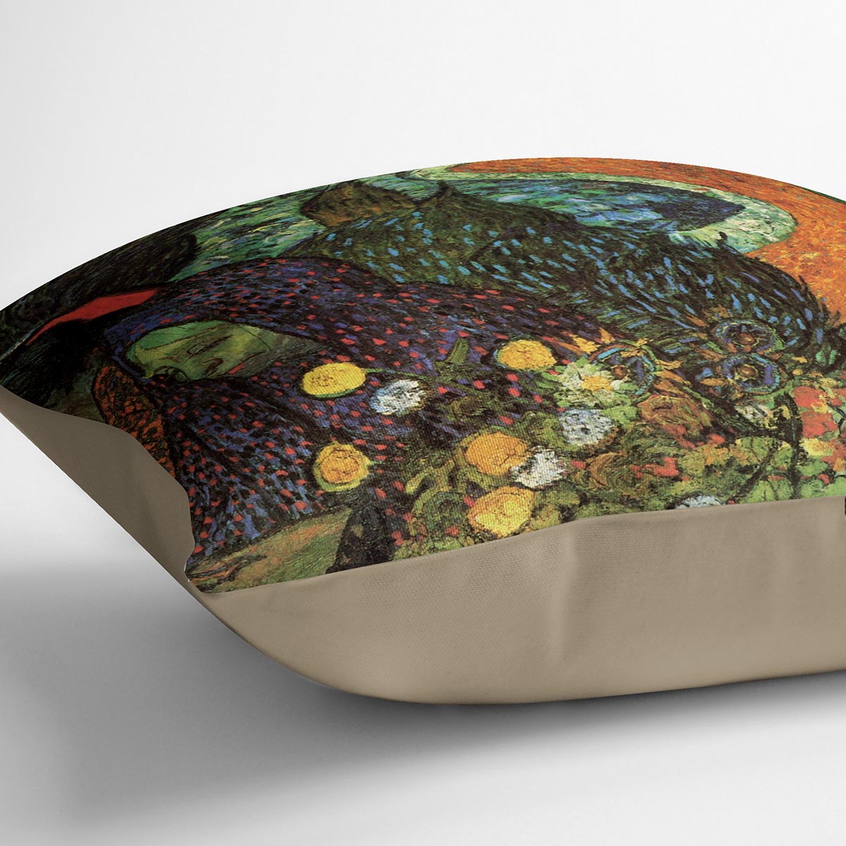 Memory of the Garden at Etten by Van Gogh Cushion