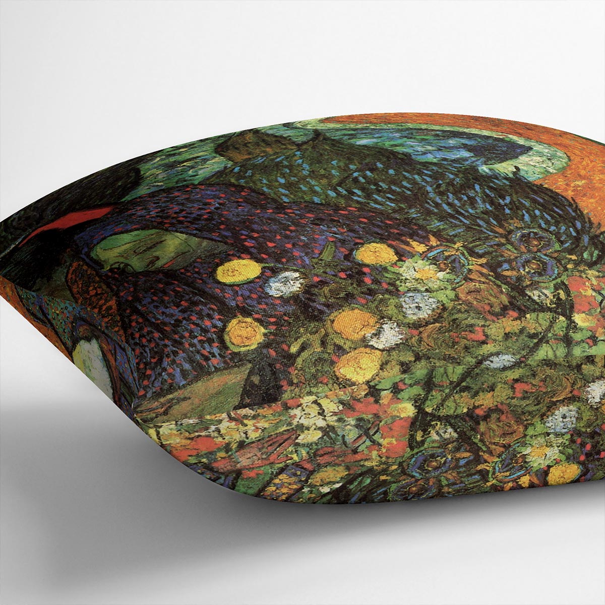 Memory of the Garden at Etten by Van Gogh Cushion