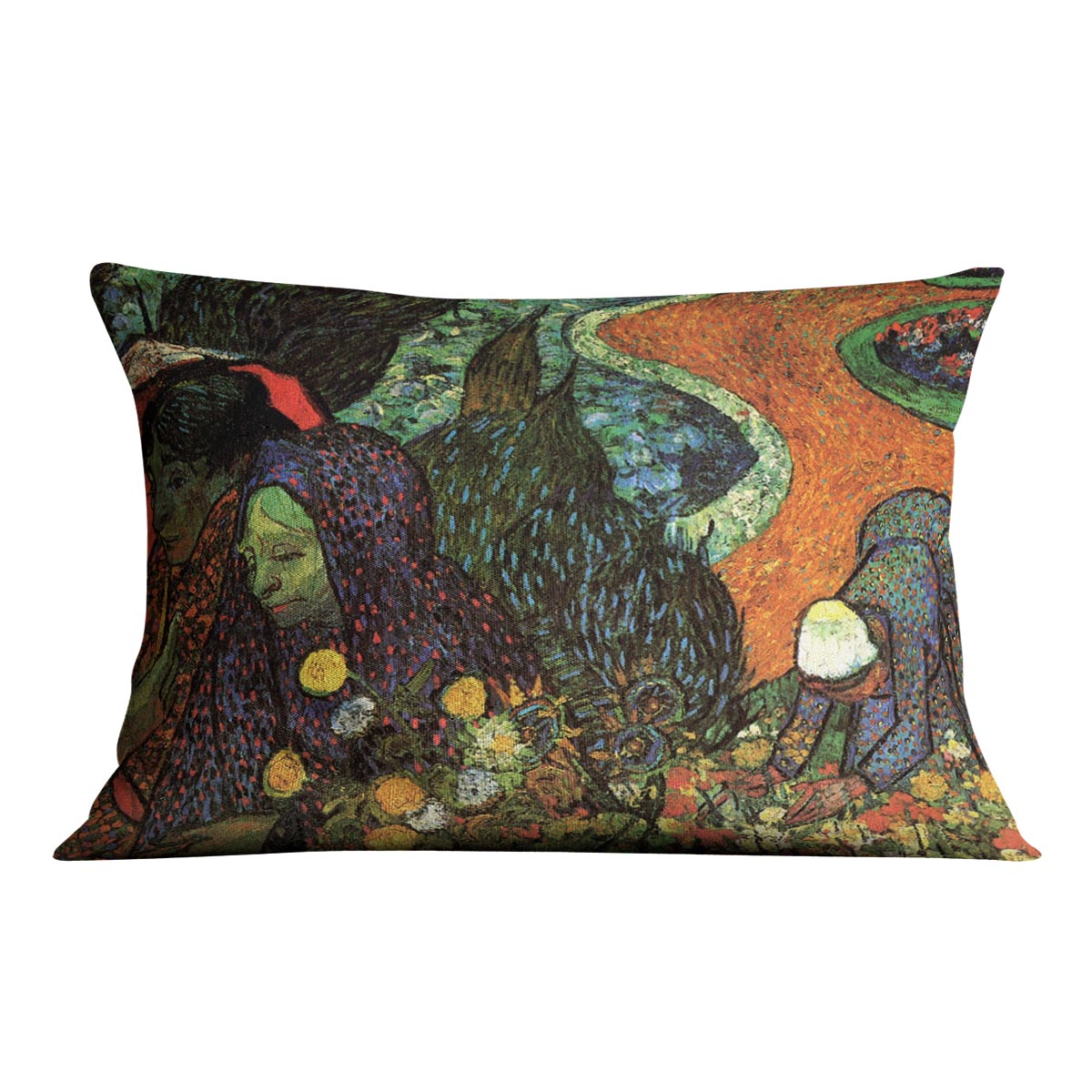 Memory of the Garden at Etten by Van Gogh Cushion