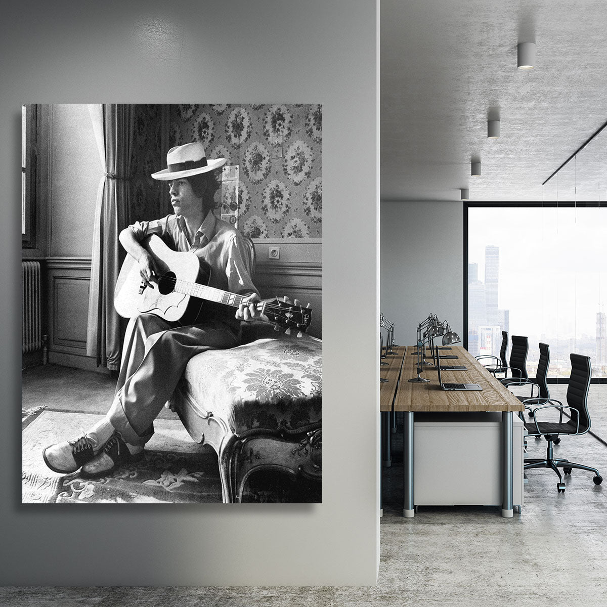 Mick Jagger in Vienna Canvas Print or Poster - Canvas Art Rocks - 3