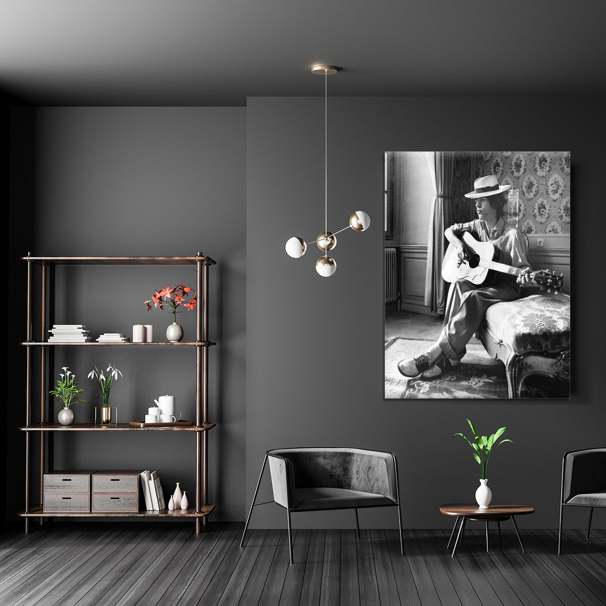 Mick Jagger in Vienna Canvas Print or Poster - Canvas Art Rocks - 5