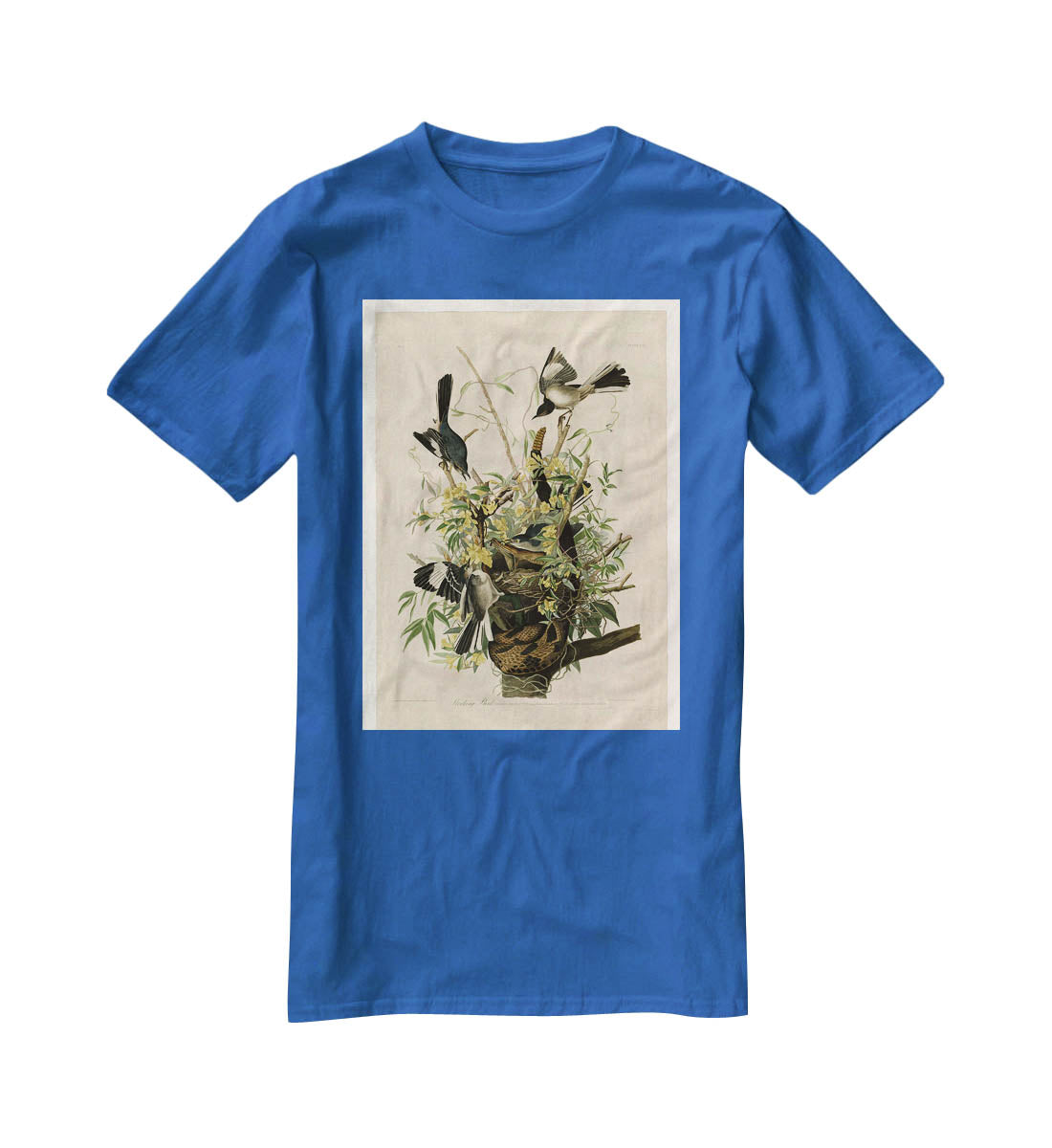 Mocking Bird by Audubon T-Shirt - Canvas Art Rocks - 2