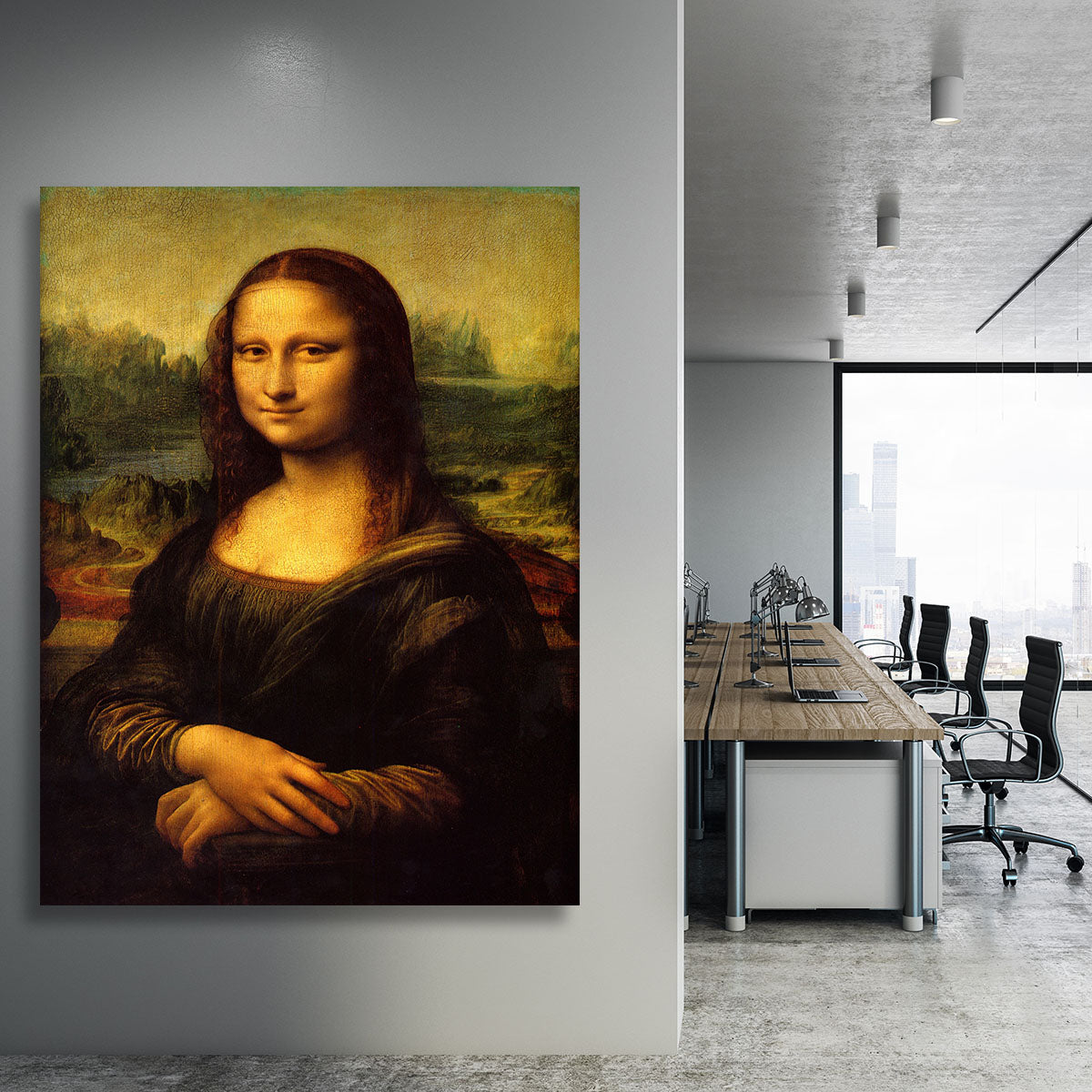 Mona Lisa by Da Vinci Canvas Print or Poster - Canvas Art Rocks - 3