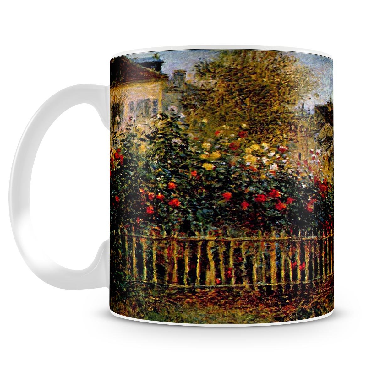 Monet painting in his garden in Argenteuil Mug - Canvas Art Rocks - 4