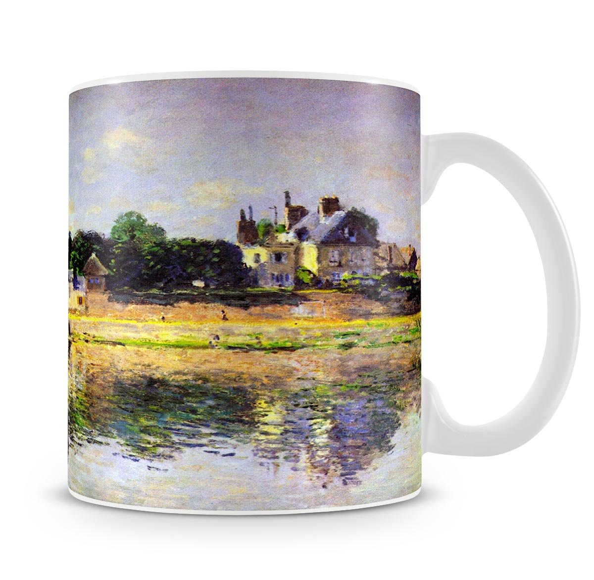 Monets garden in Vetheuil by Monet Mug - Canvas Art Rocks - 4