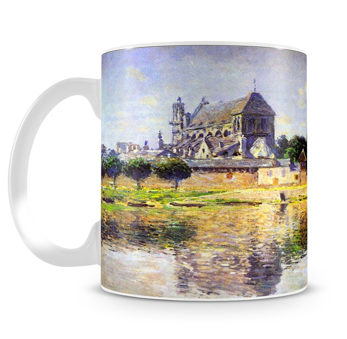 Monets garden in Vetheuil by Monet Mug - Canvas Art Rocks - 4