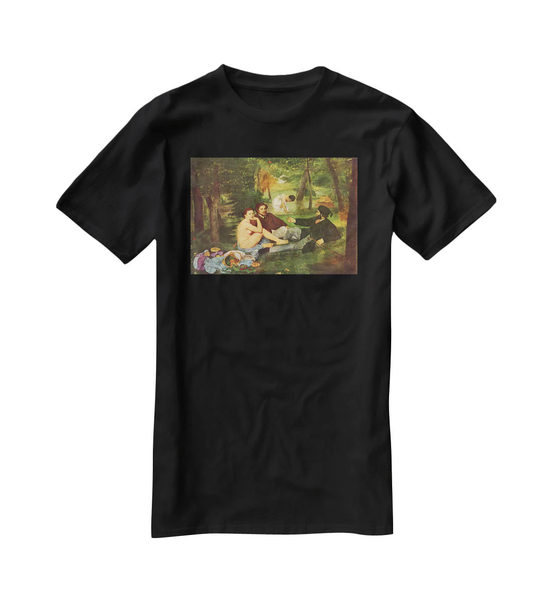 Morning Break by Manet T-Shirt - Canvas Art Rocks - 1