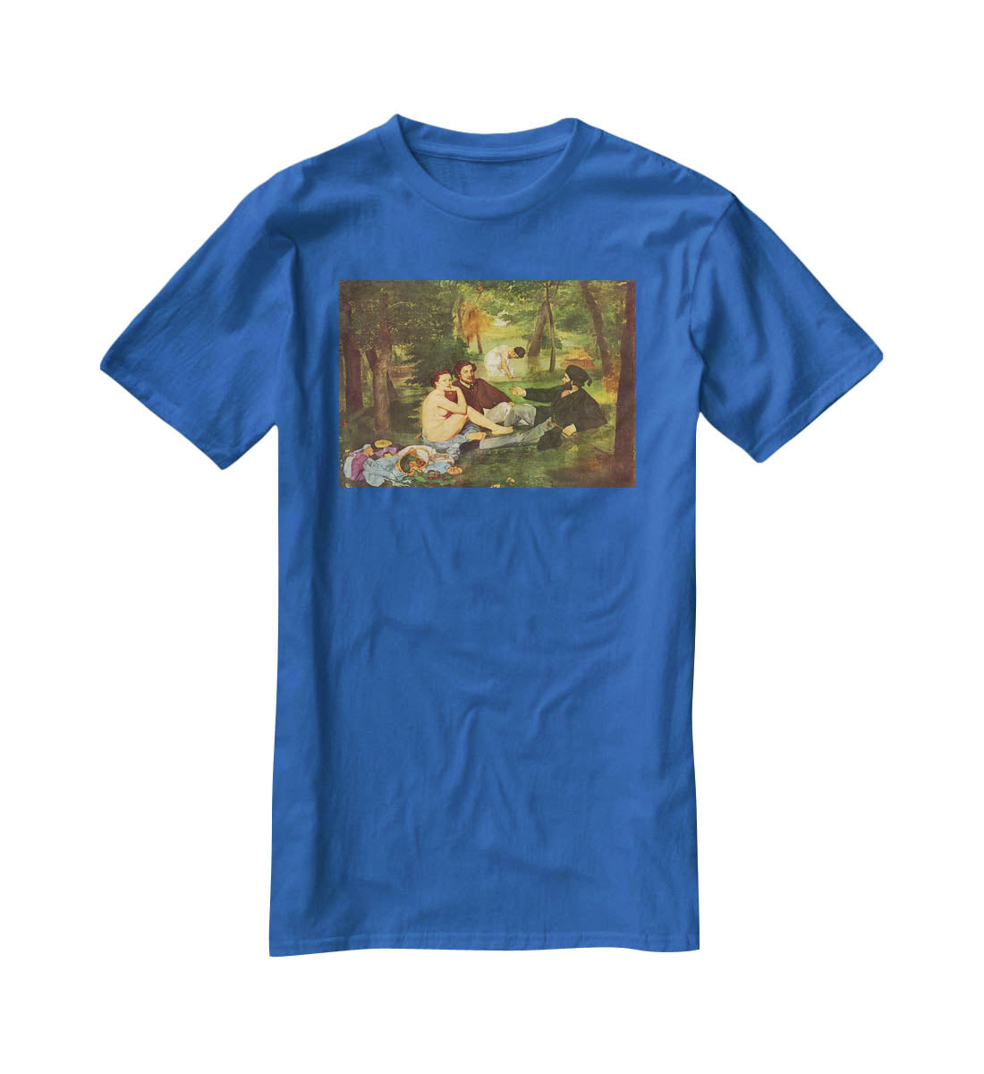 Morning Break by Manet T-Shirt - Canvas Art Rocks - 2