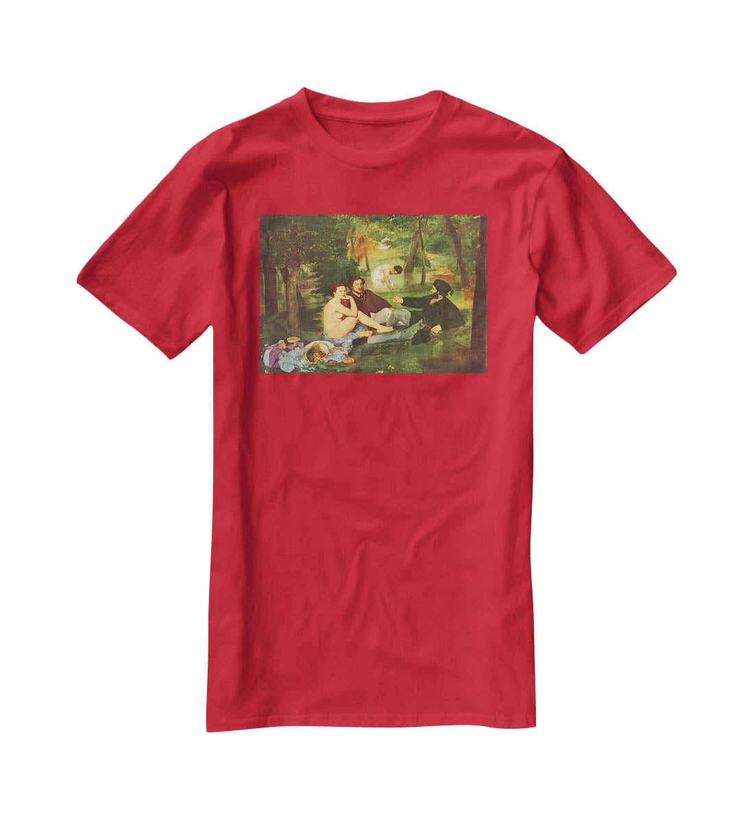 Morning Break by Manet T-Shirt - Canvas Art Rocks - 4