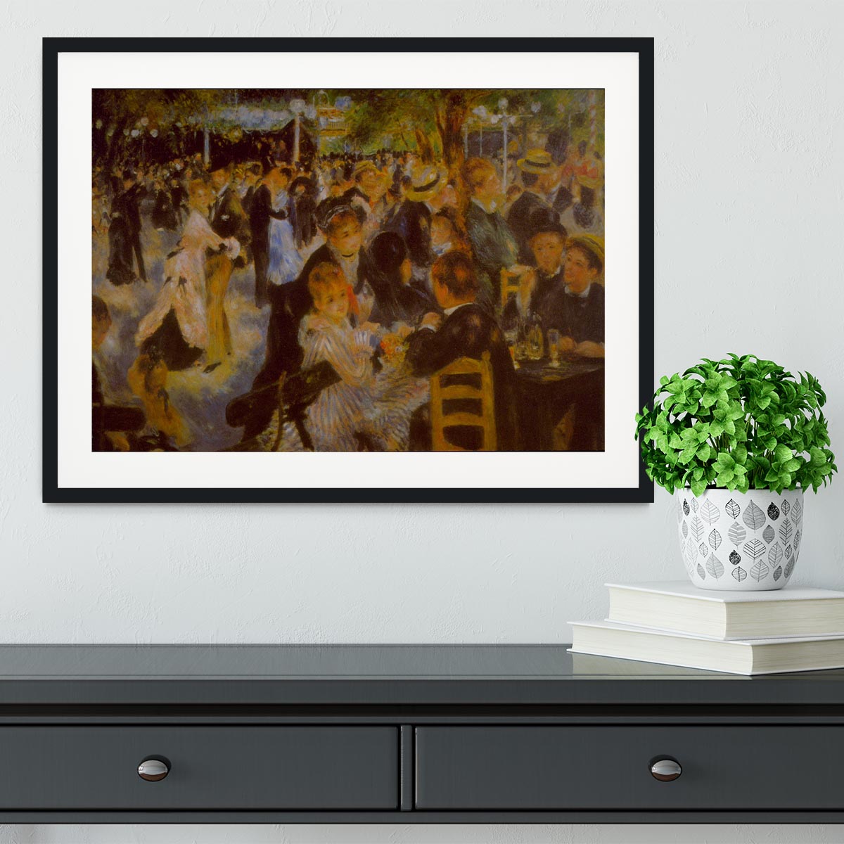 Moulin Galette by Renoir Framed Print - Canvas Art Rocks - 1