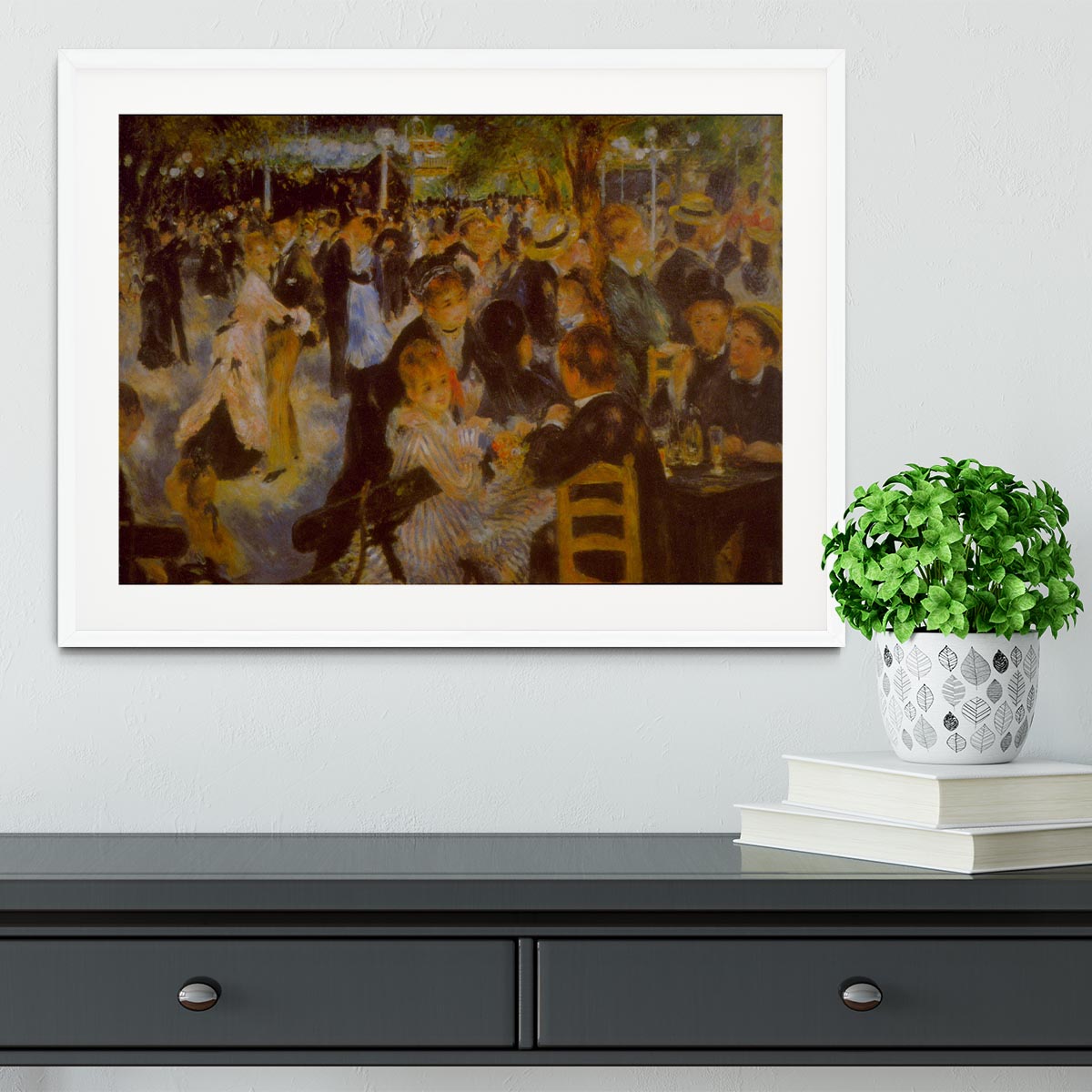 Moulin Galette by Renoir Framed Print - Canvas Art Rocks - 5