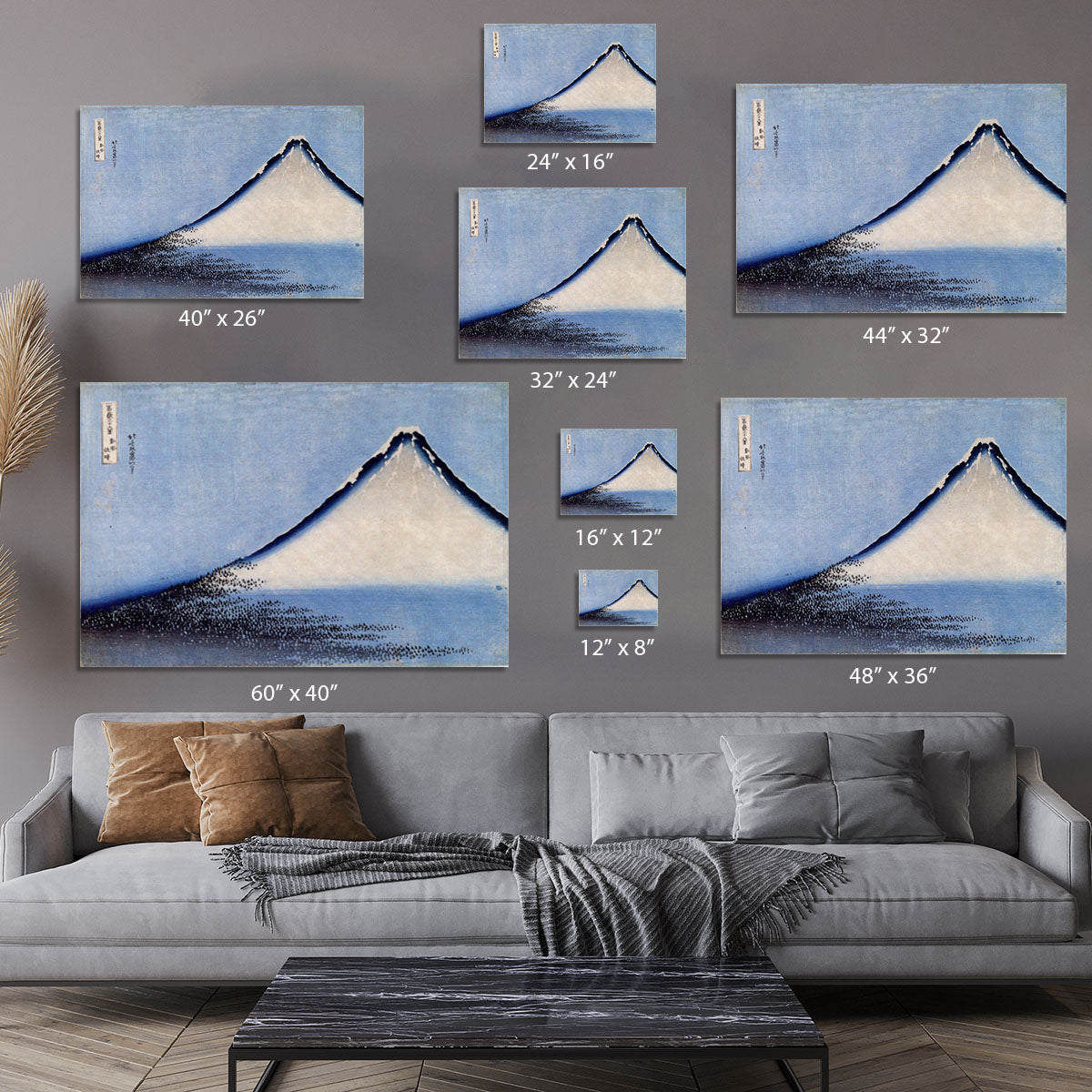Mount Fuji 2 by Hokusai Canvas Print or Poster - Canvas Art Rocks - 7