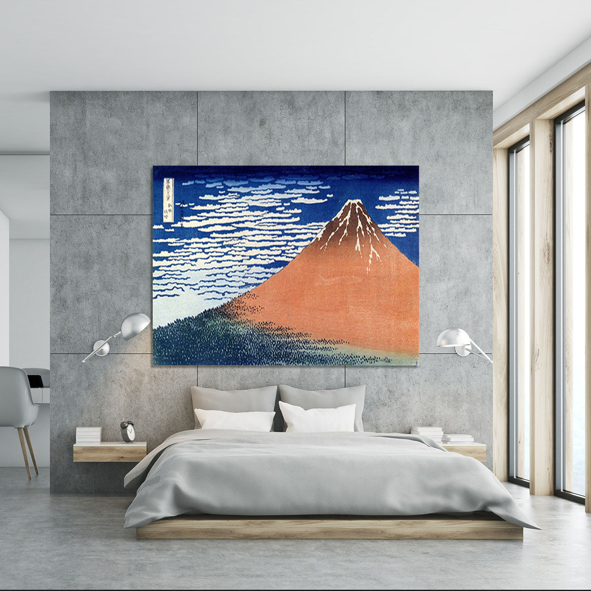 Mount Fuji by Hokusai Canvas Print or Poster - Canvas Art Rocks - 5