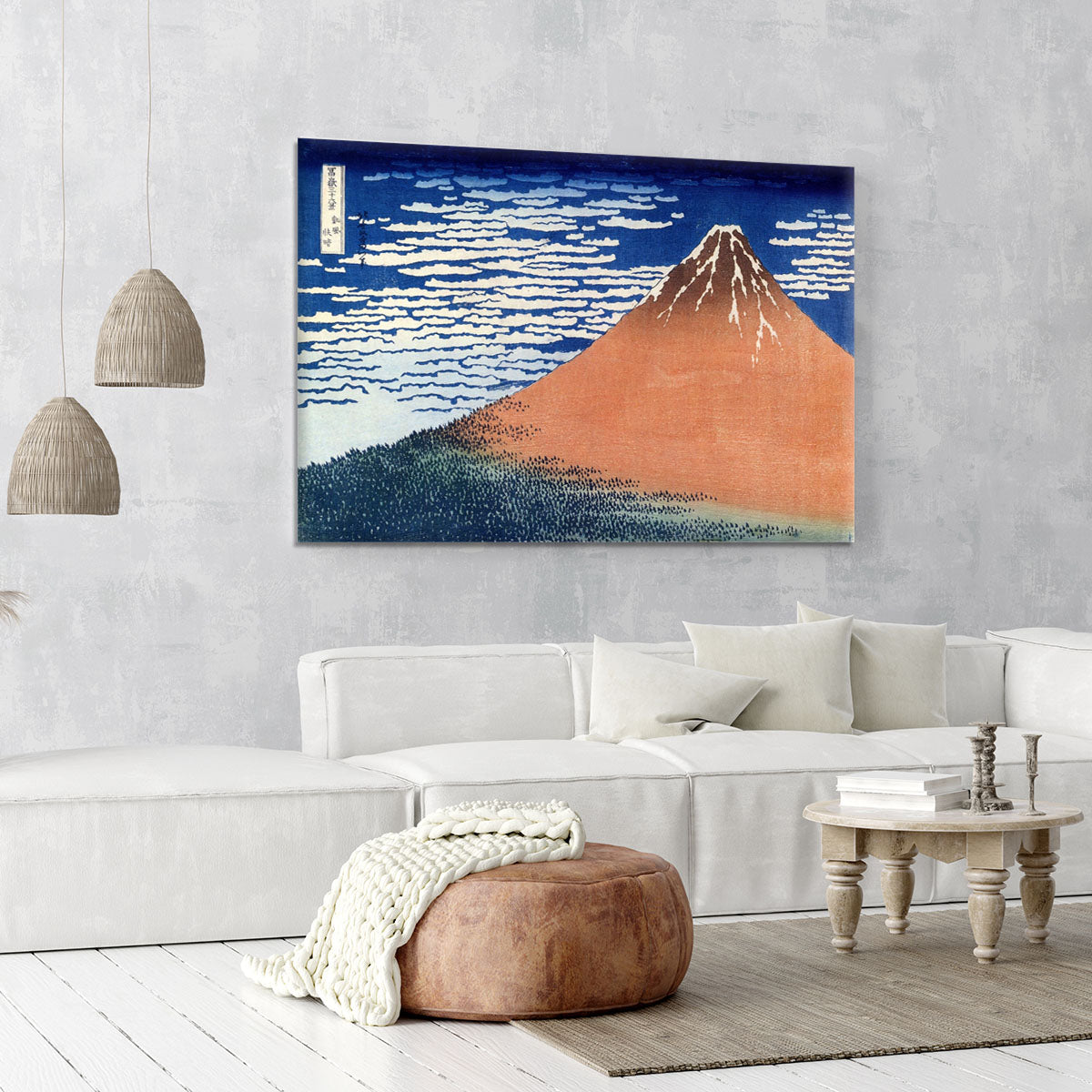 Mount Fuji by Hokusai Canvas Print or Poster - Canvas Art Rocks - 6