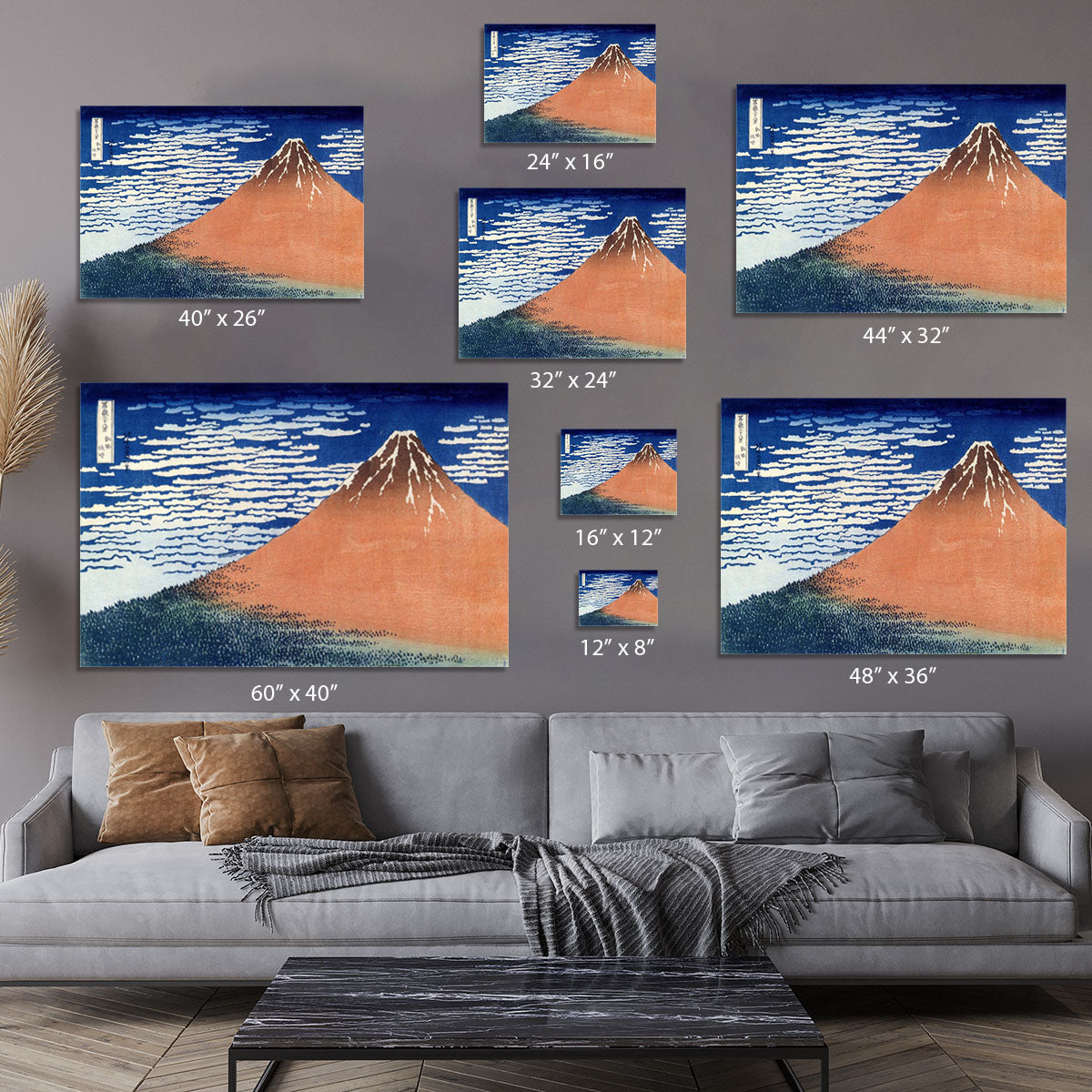 Mount Fuji by Hokusai Canvas Print or Poster - Canvas Art Rocks - 7