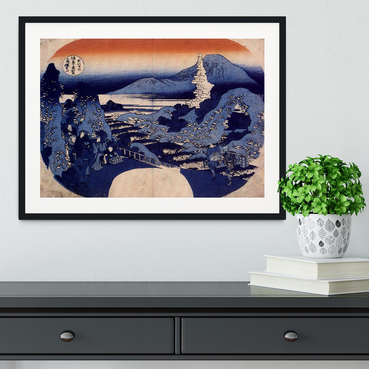 Mount Haruna by Hokusai Framed Print - Canvas Art Rocks - 1