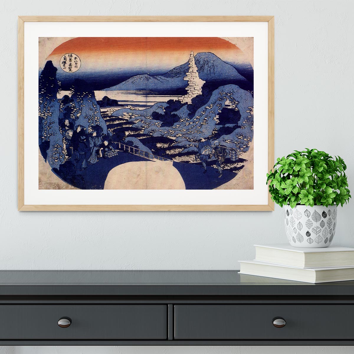 Mount Haruna by Hokusai Framed Print - Canvas Art Rocks - 3