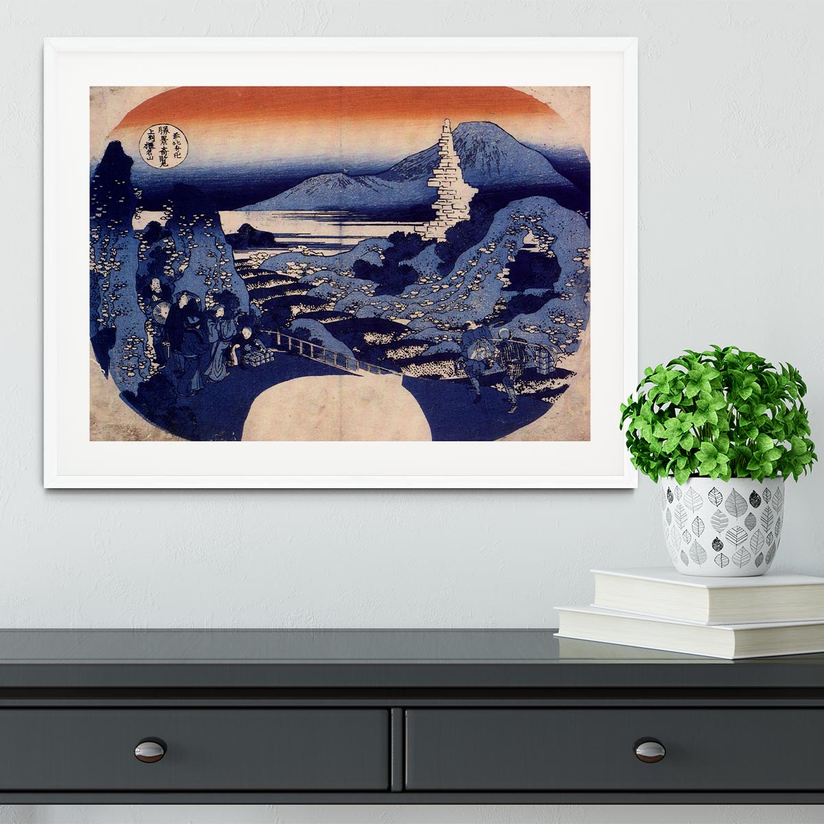 Mount Haruna by Hokusai Framed Print - Canvas Art Rocks - 5