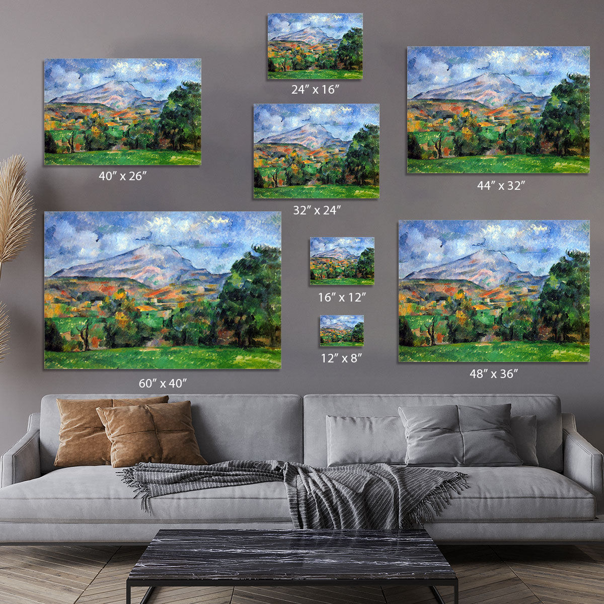 Mount St. Victoire by Cezanne Canvas Print or Poster - Canvas Art Rocks - 7