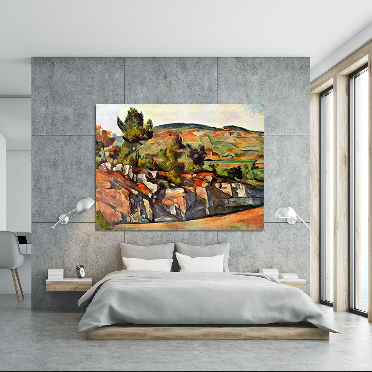 Mountains in Provence by Cezanne Canvas Print or Poster - Canvas Art Rocks - 5