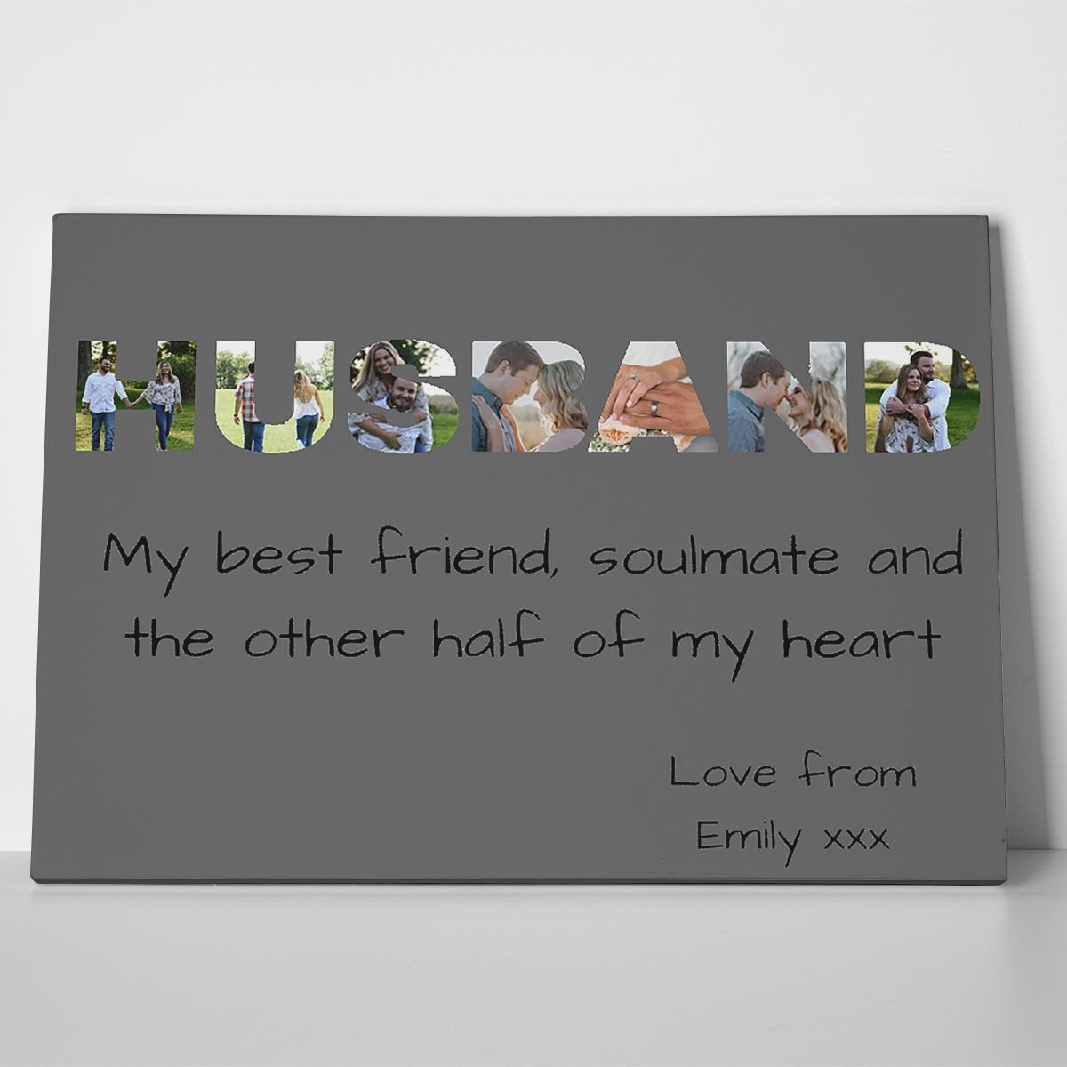 Husband Photo Canvas Print