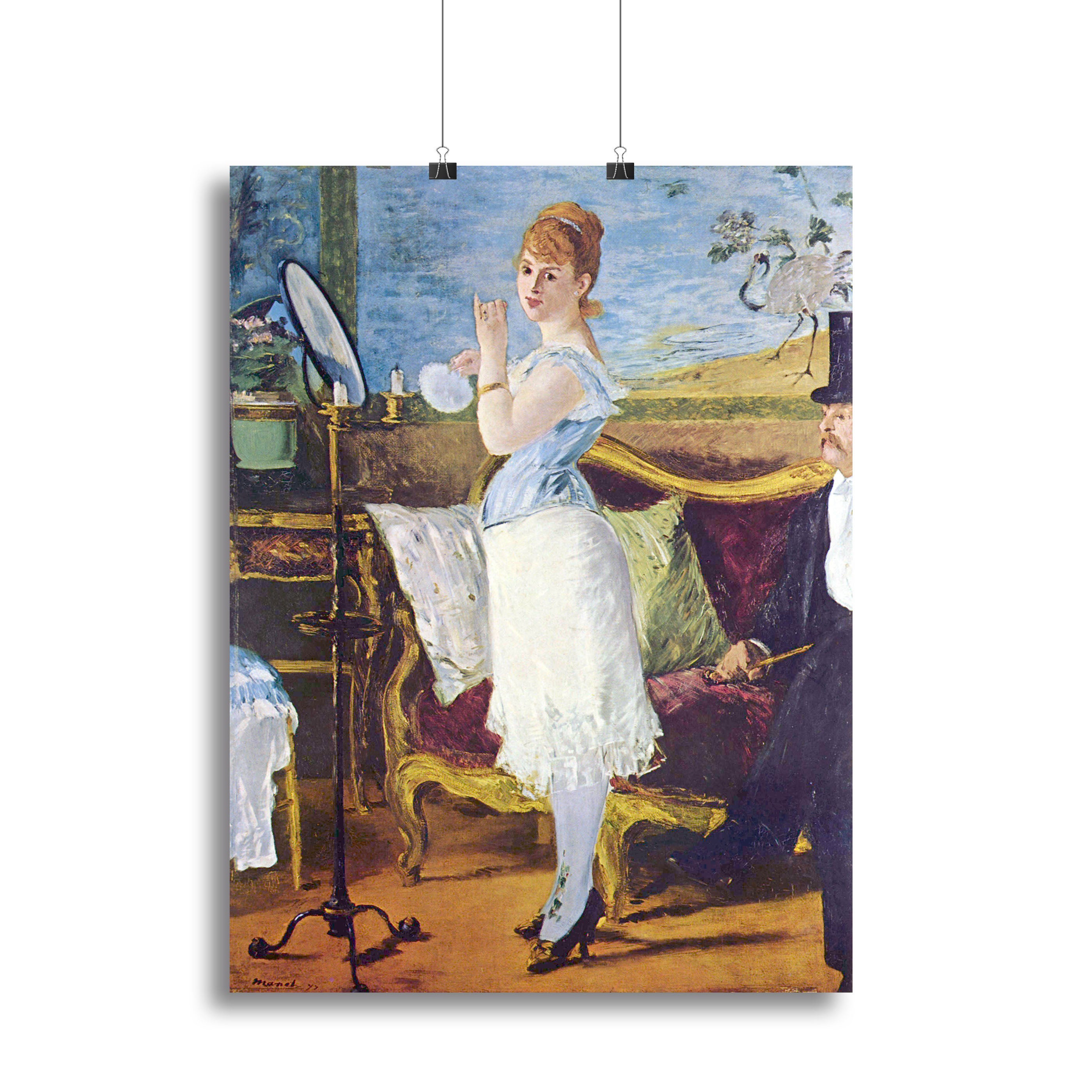 Nana by Manet Canvas Print or Poster - Canvas Art Rocks - 2