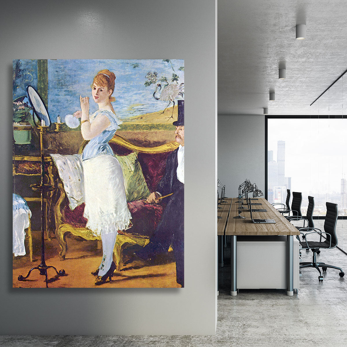 Nana by Manet Canvas Print or Poster - Canvas Art Rocks - 3