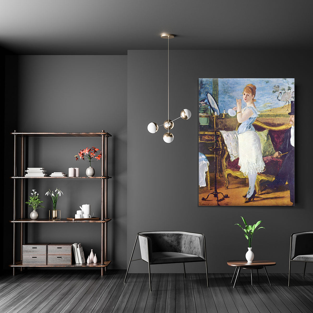 Nana by Manet Canvas Print or Poster - Canvas Art Rocks - 5