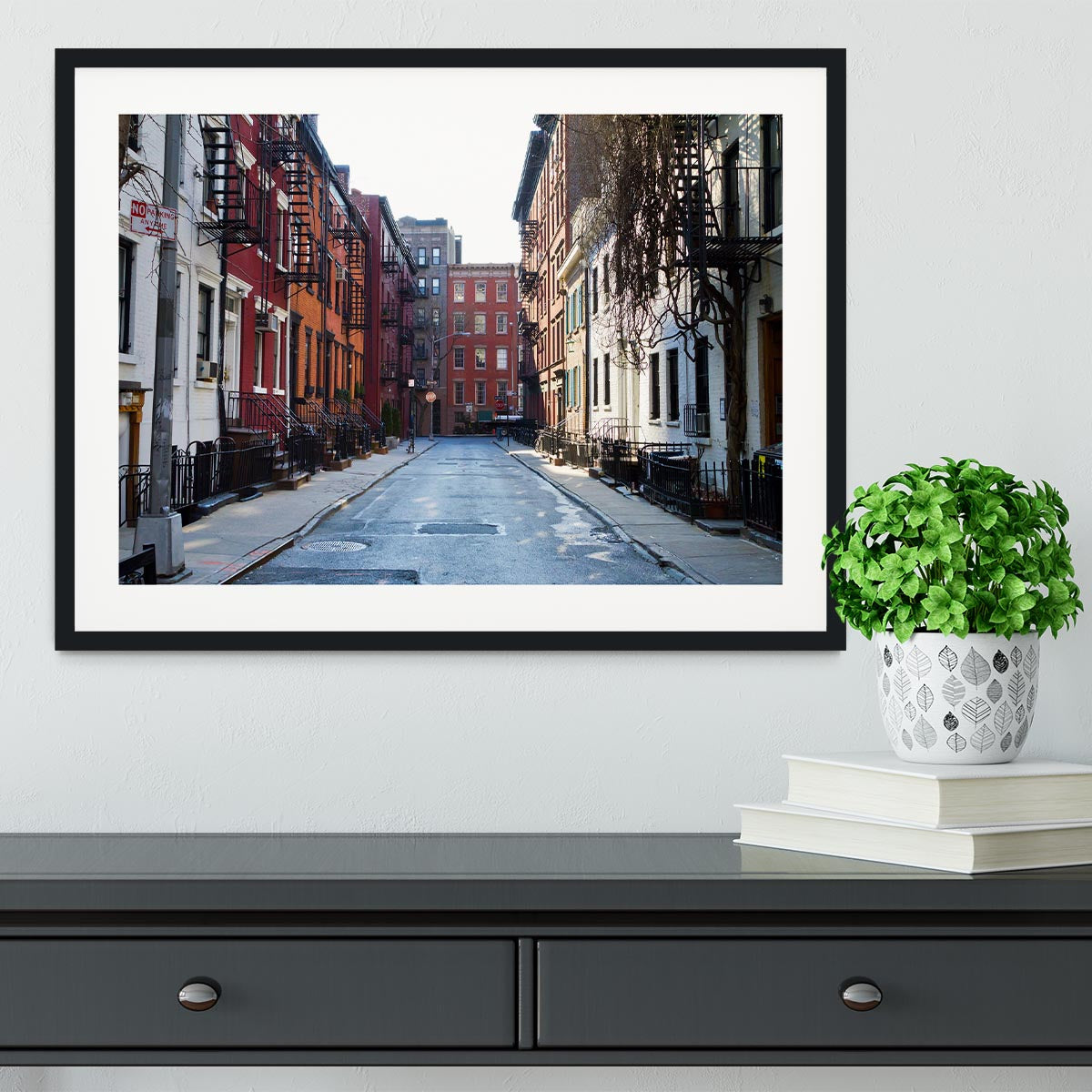 New York Historic buildings Framed Print - Canvas Art Rocks - 1