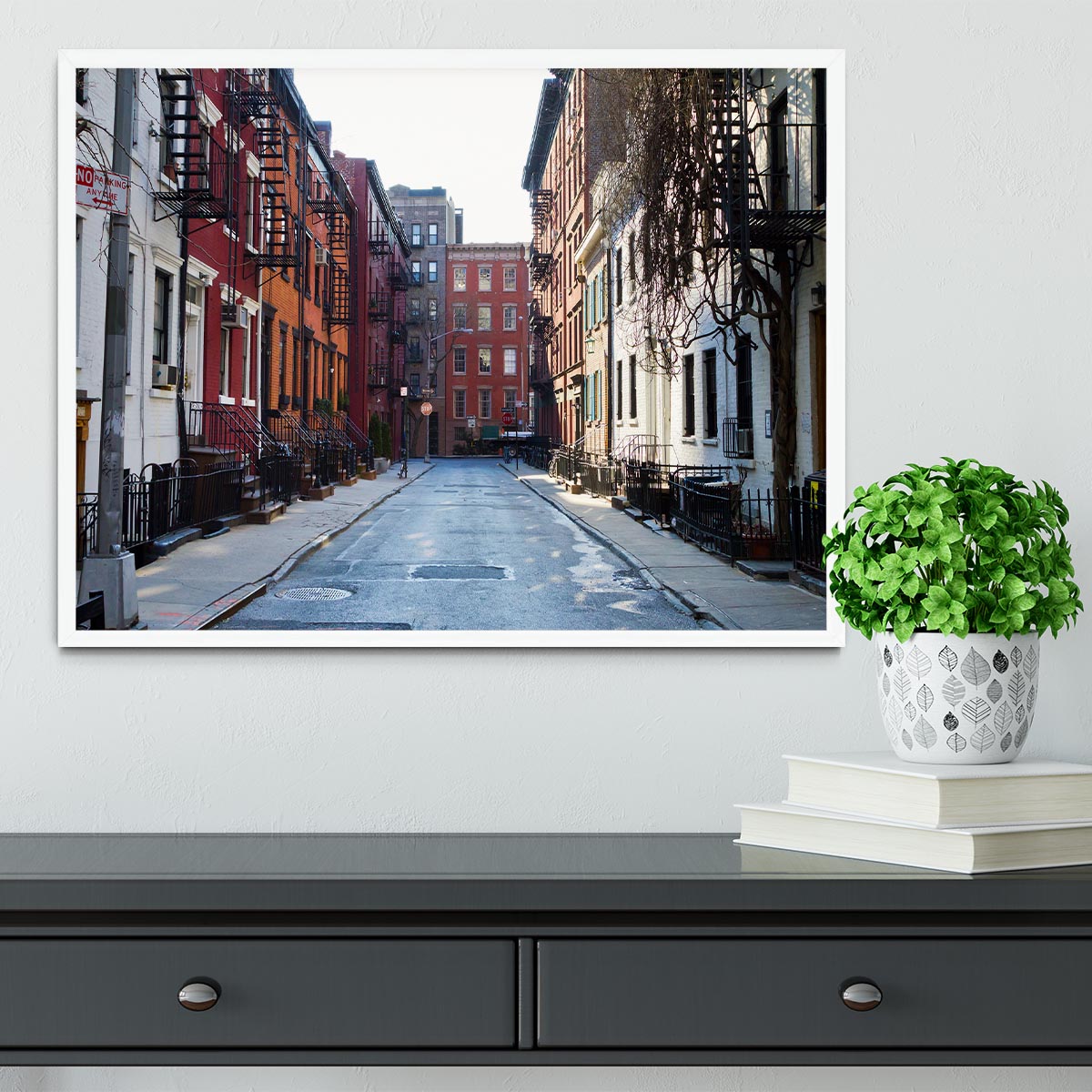New York Historic buildings Framed Print - Canvas Art Rocks -6