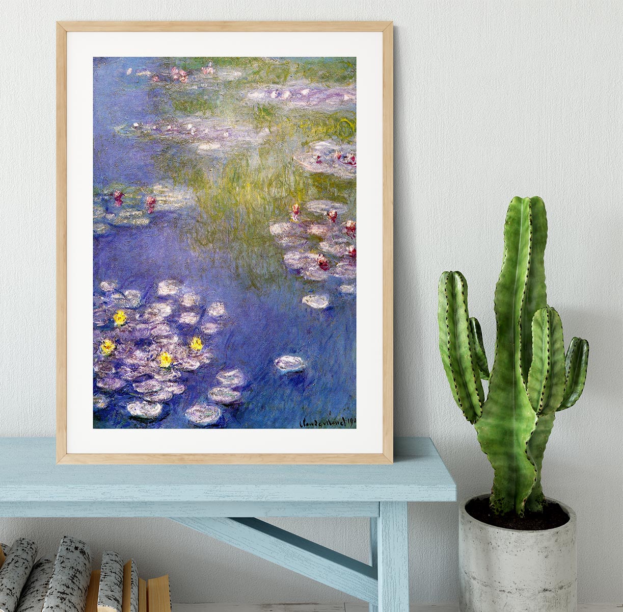Nympheas at Giverny Framed Print - Canvas Art Rocks - 3