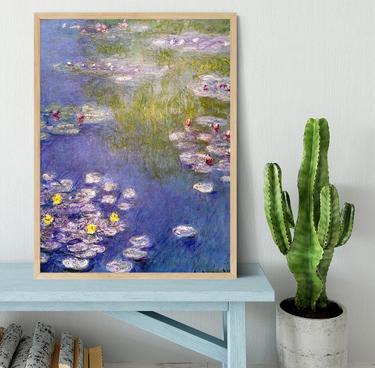 Nympheas at Giverny Framed Print - Canvas Art Rocks - 4