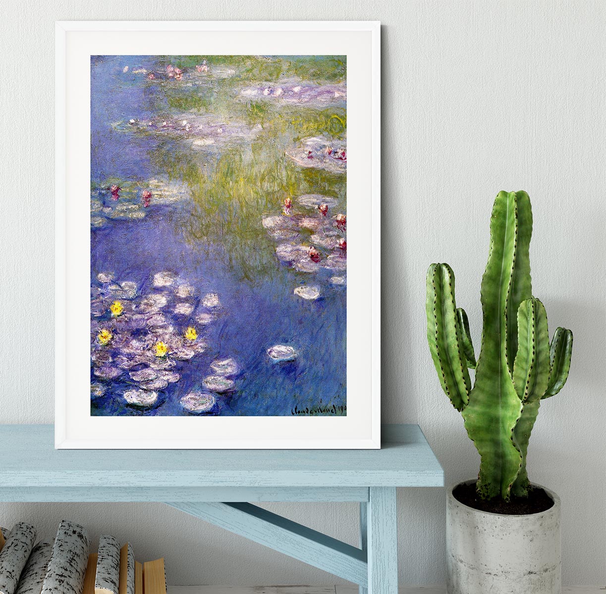 Nympheas at Giverny Framed Print - Canvas Art Rocks - 5