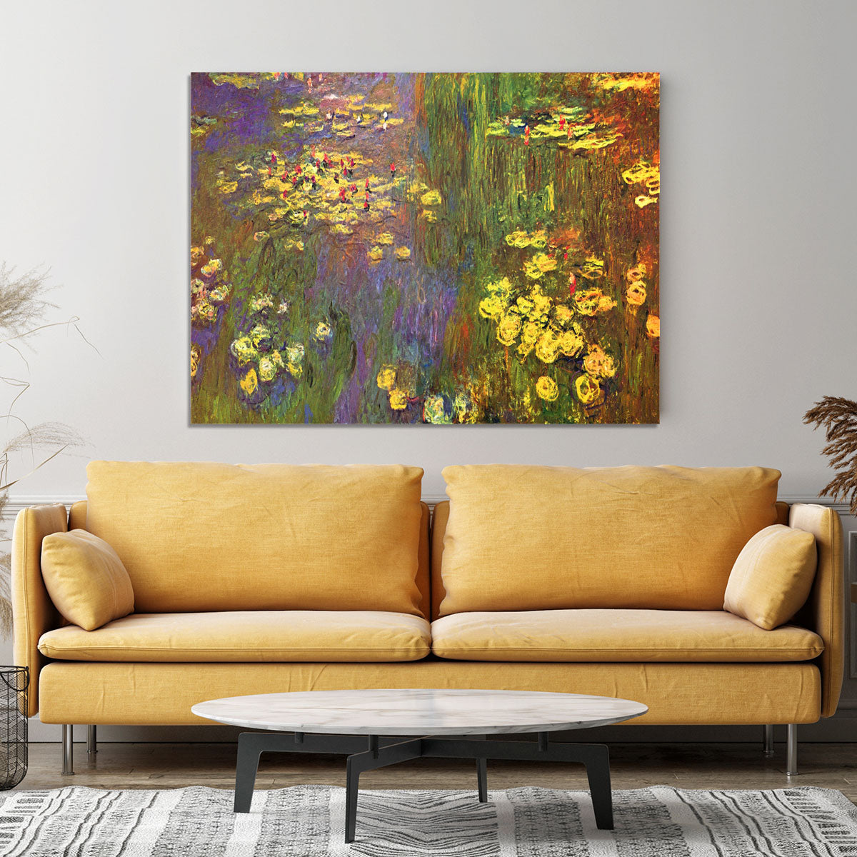Nympheas water plantes Canvas Print or Poster - Canvas Art Rocks - 4