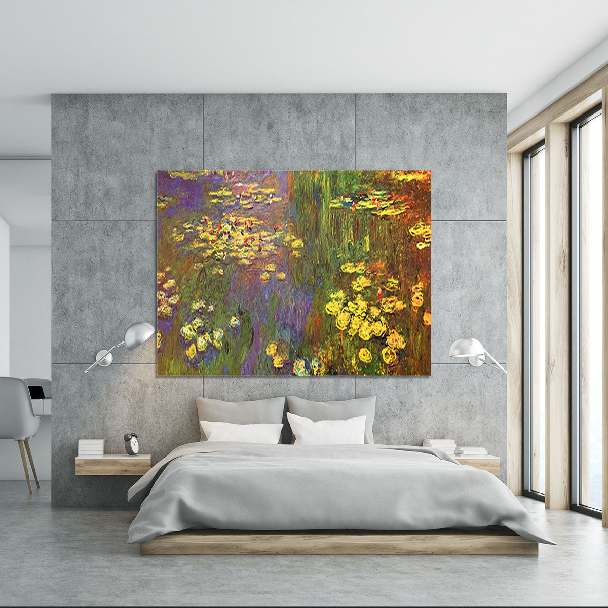 Nympheas water plantes Canvas Print or Poster - Canvas Art Rocks - 5