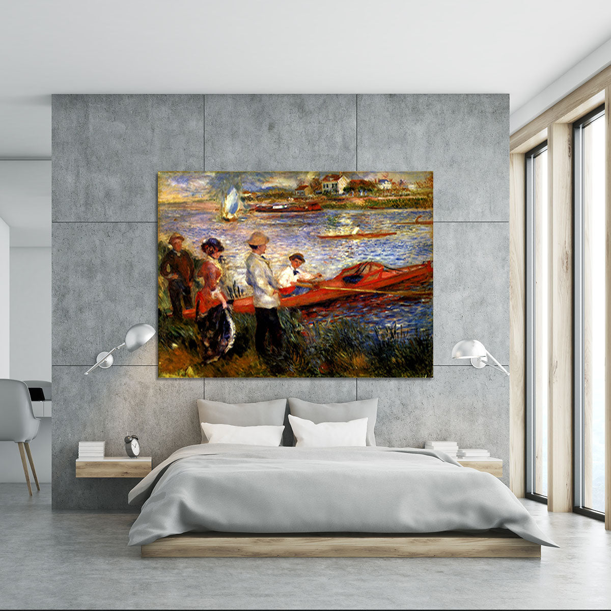 Oarsman of Chatou by Renoir Canvas Print or Poster - Canvas Art Rocks - 5