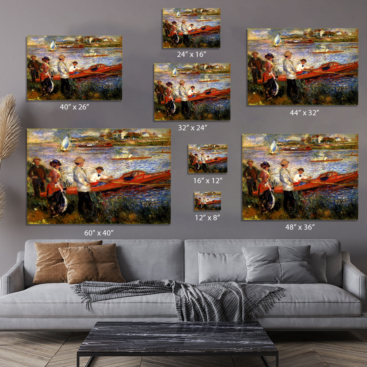 Oarsman of Chatou by Renoir Canvas Print or Poster - Canvas Art Rocks - 7
