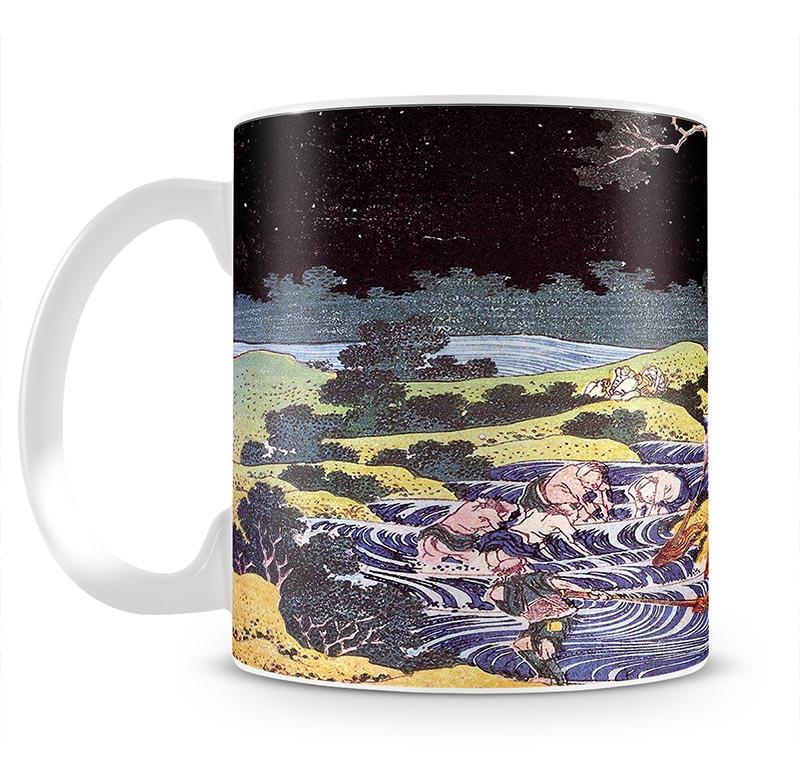 Ocean landscape by Hokusai Mug - Canvas Art Rocks - 2