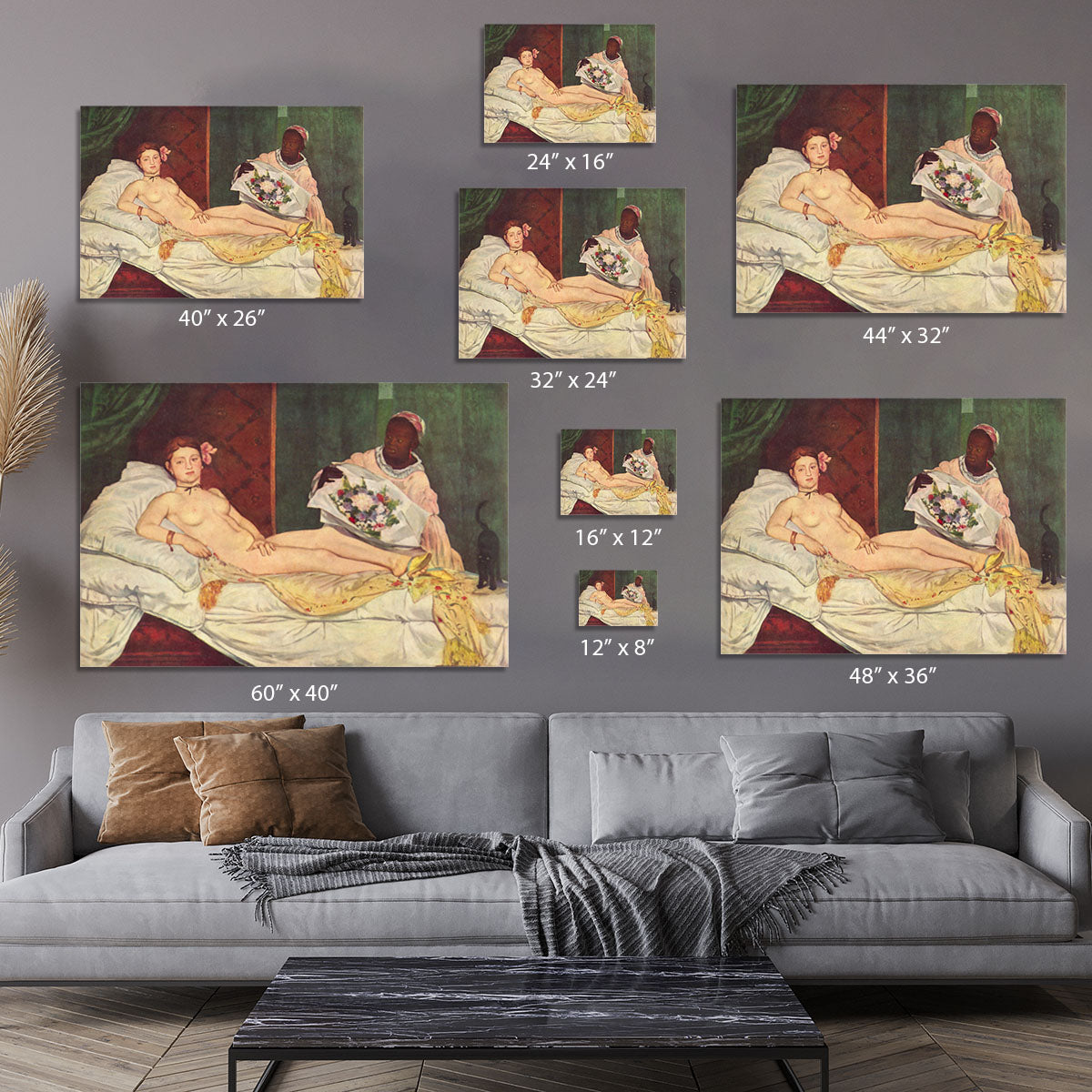 Olympia 1 by Manet Canvas Print or Poster - Canvas Art Rocks - 7