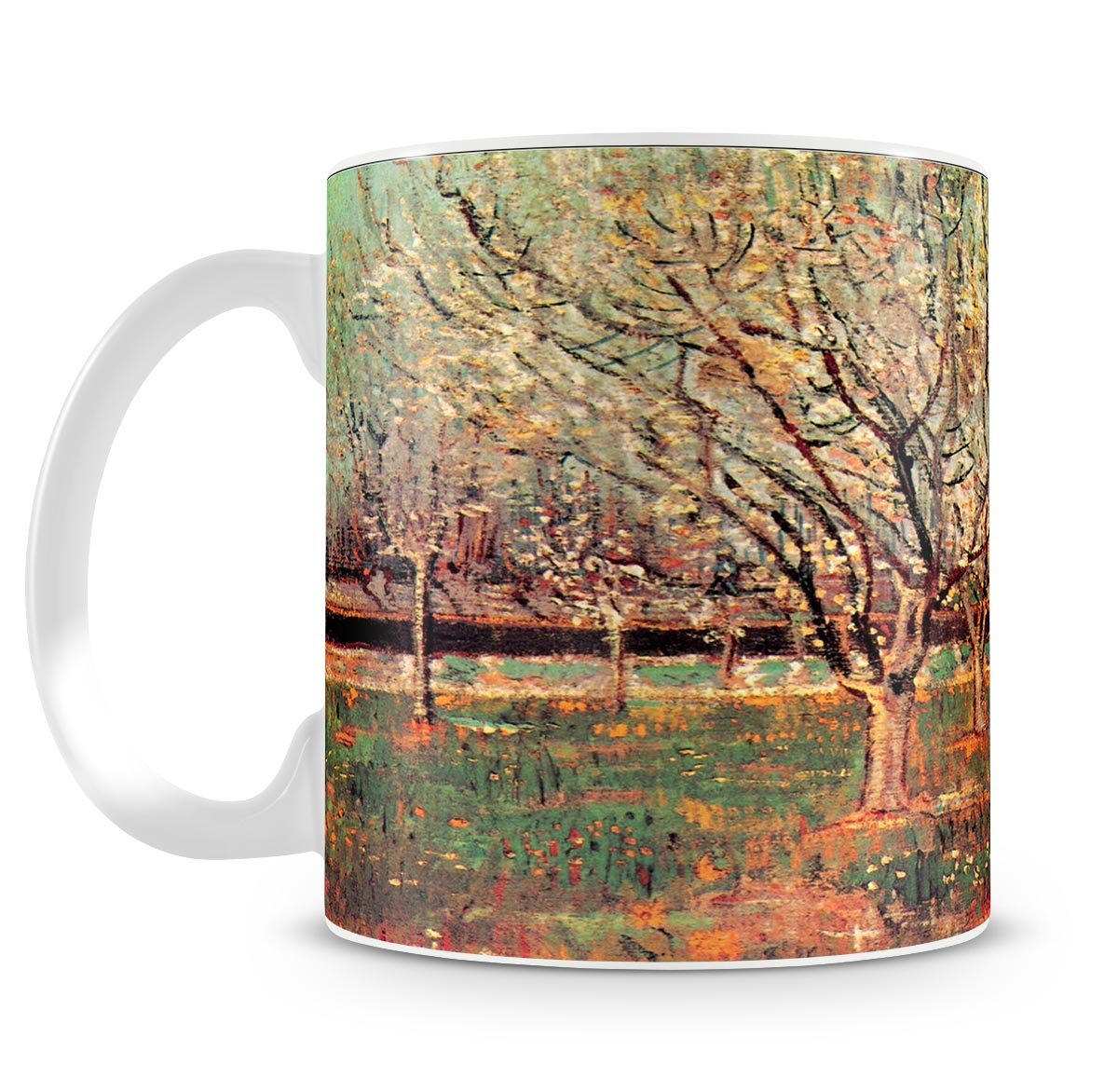 Orchard in Blossom Plum Trees by Van Gogh Mug - Canvas Art Rocks - 4