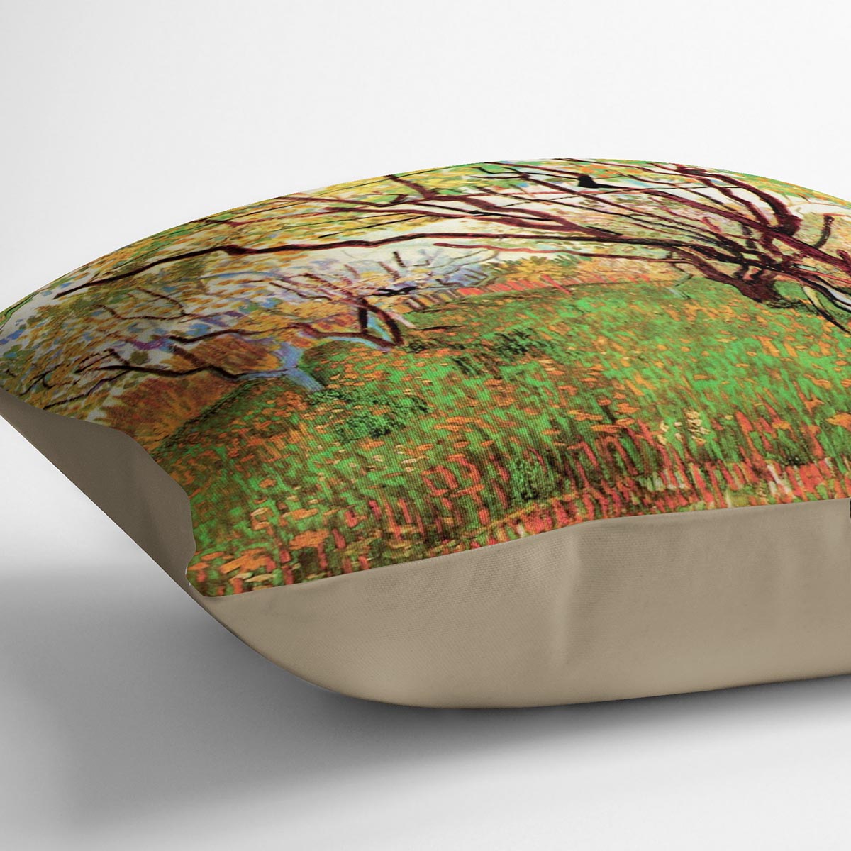 Orchard in Blossom by Van Gogh Cushion