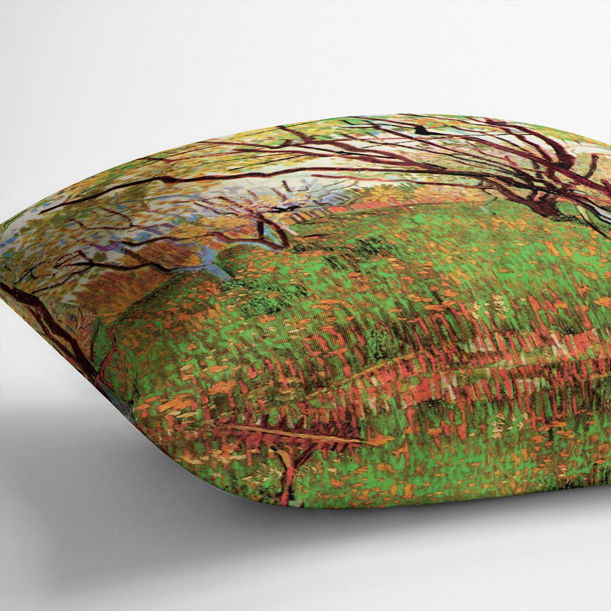 Orchard in Blossom by Van Gogh Cushion